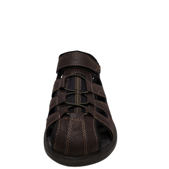 Nunn Bush Mens Rio Vista Fisherman Sandals Neoprene Brown 11M - Picture 2 of 6